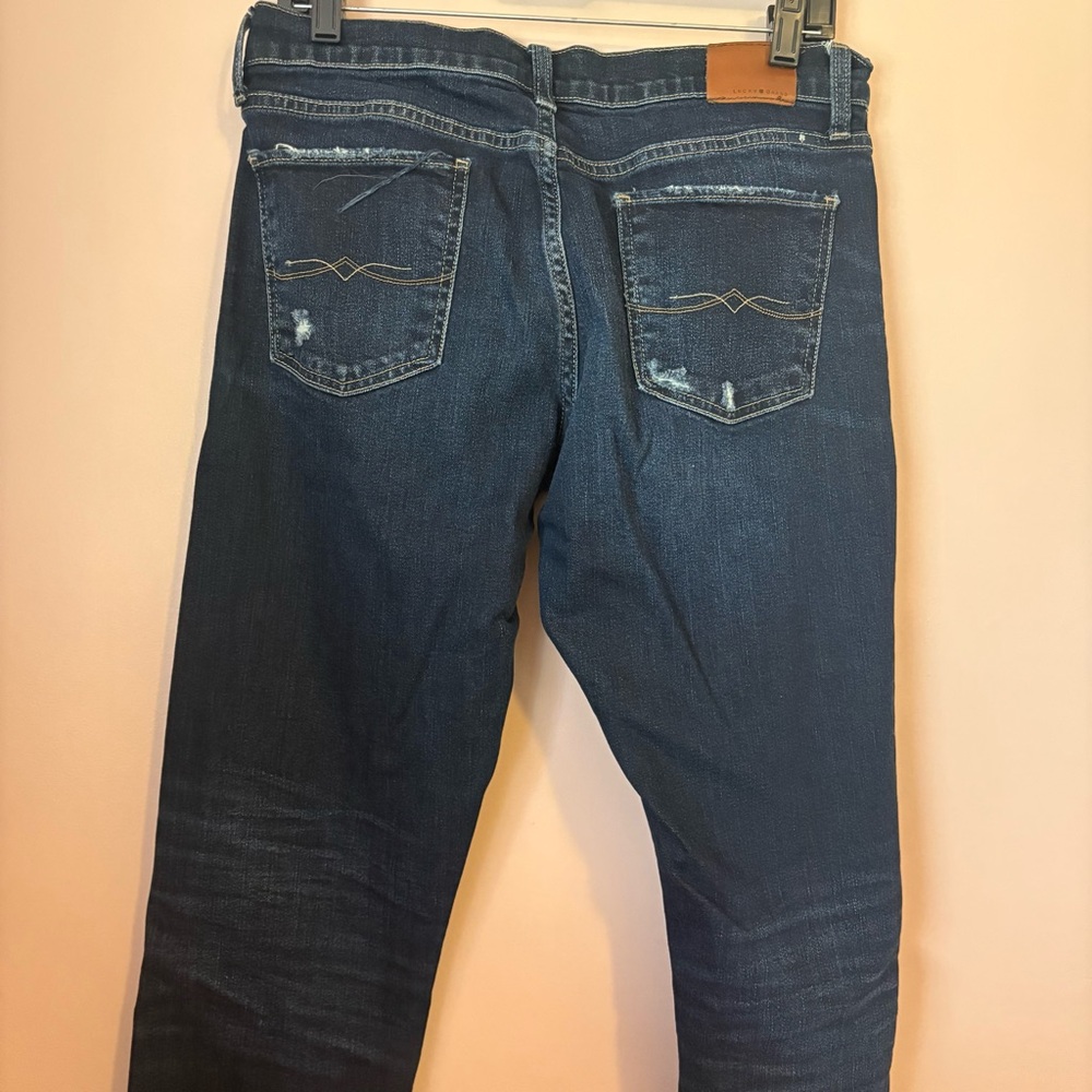 Lucky Brand 8/29 Skinny Jeans with Frayed Hem - Picture 4 of 8